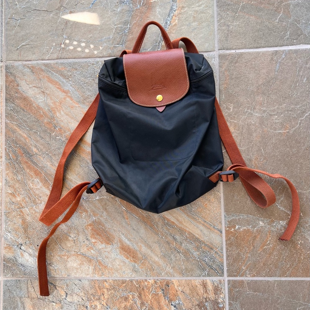 Longchamp Le Pliage Backpack Black